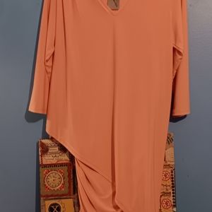 Peach Midi Maxi Dress